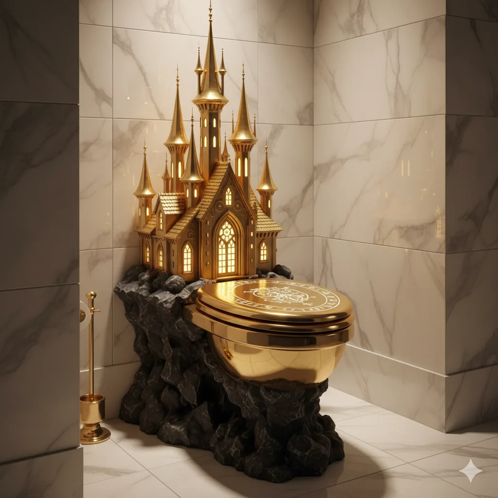 Hogwarts castle toilets